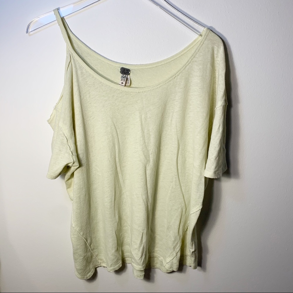 We the Free Coraline Off Shoulder Oversized Tee XS